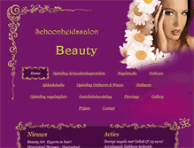 Tablet Screenshot of leiden-schoonheidssalon.nl